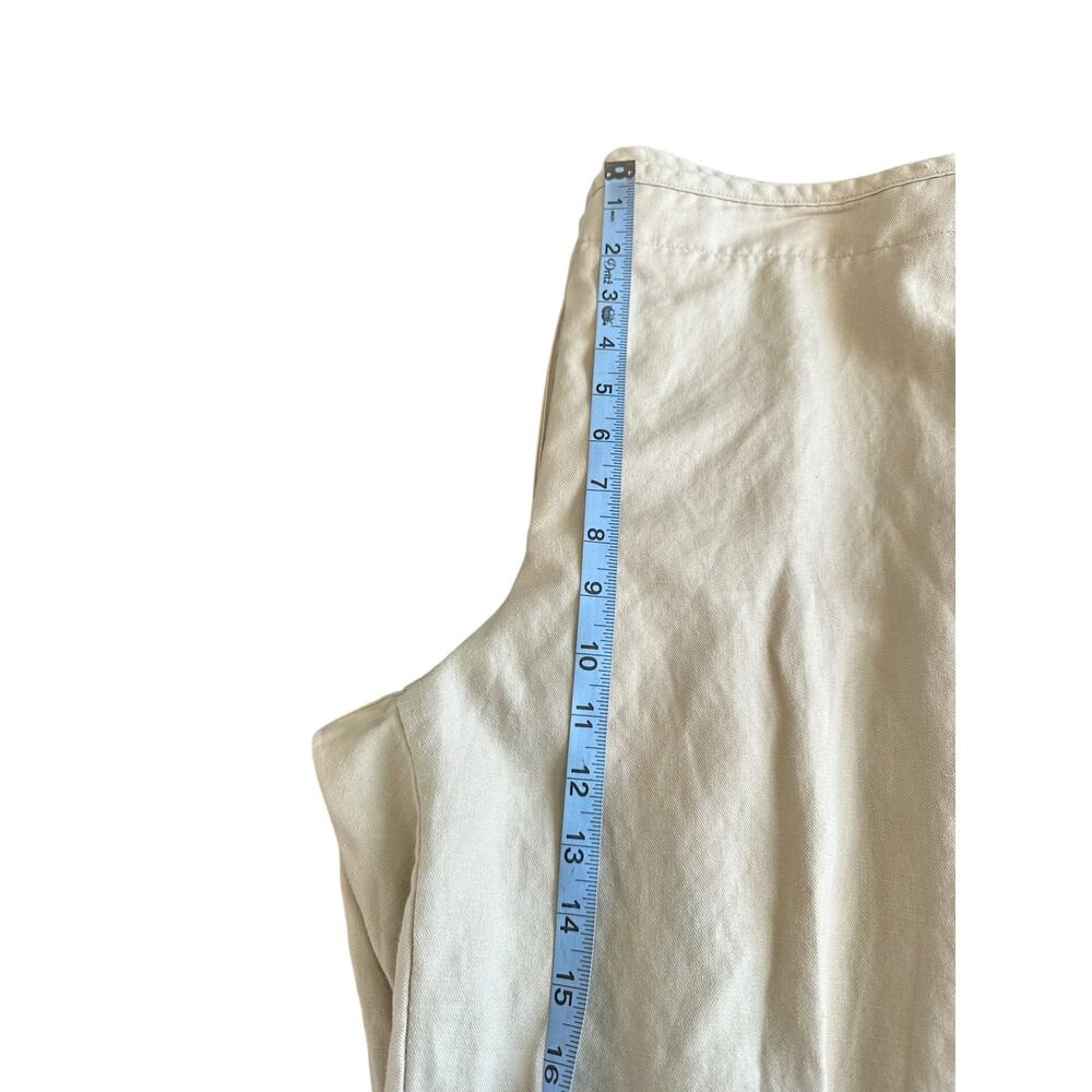 Talbots Heritage Pants Tan Khaki Office Work Career‎ Straight Leg Size 14 - Picture 10 of 12